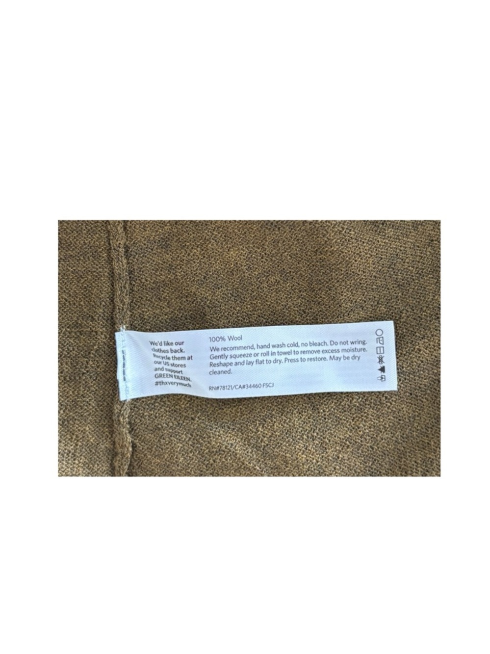 Eileen Fisher Wool Cardigan Sweater - Picture 5 of 5